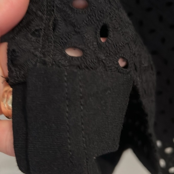 Croft and Barrow short sleeve PXL black tee shirt with islet front - Picture 6 of 7